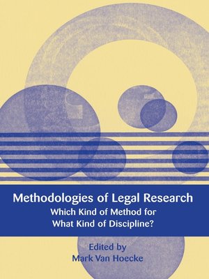cover image of Methodologies of Legal Research